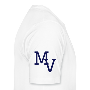 Mill Valley Silver Stars White SS w/ MV on R/S - white