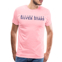 Load image into Gallery viewer, Mill Valley Silver Stars White SS w/ MV on R/S - pink
