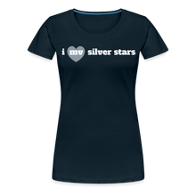 Load image into Gallery viewer, i heart MV silver stars - deep navy

