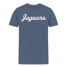 Load image into Gallery viewer, MV Jaguars simple front with MV on back - heather blue
