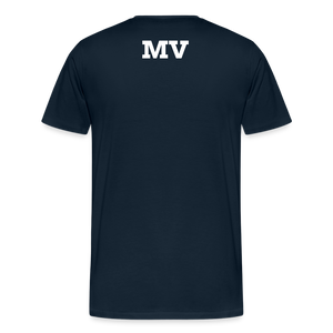 MV Jaguars simple front with MV on back - deep navy