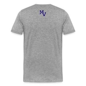 Men's Silver Stars with MV on back - heather gray