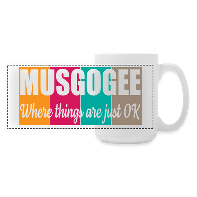 Panoramic Coffee/Tea Mug 15 oz - white