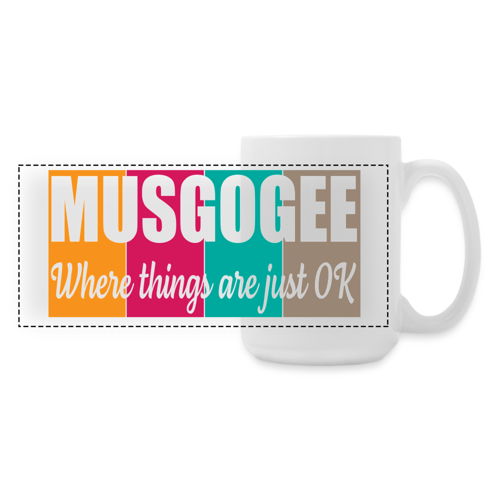 Panoramic Coffee/Tea Mug 15 oz - white
